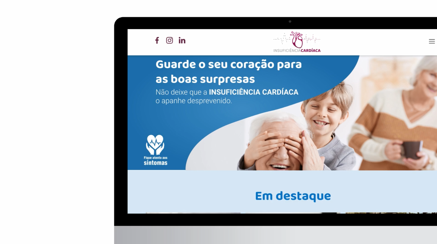 WEBSITE | Insuficiência Cardíaca – conteúdo para o doente e cuidador