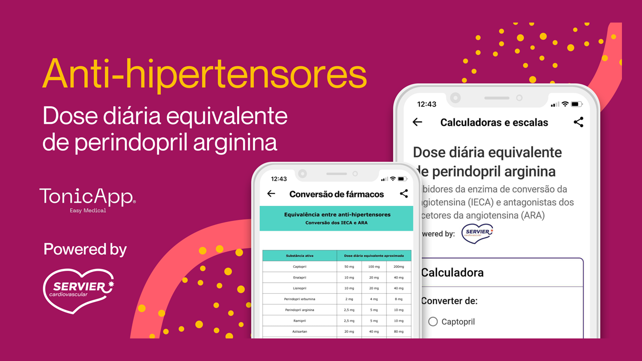 Nova ferramenta de conversão IECAs e ARAs powered by Servier Cardiovascular