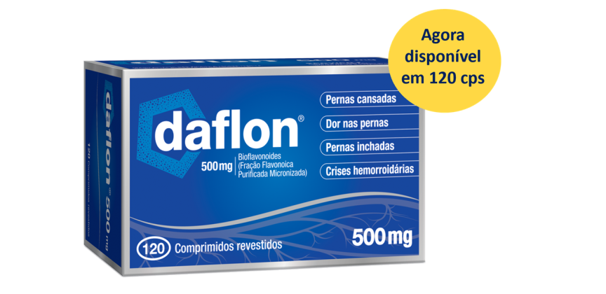 Daflon® 500mg agora para 2 meses de tratamento
